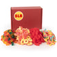 5 lb Bulk Gummy Candy Box - Includes Gummi Bears, Cinnamon Bears, Sour Gummy Worms, and Gummi Peach Rings - Fun Variety Mix for