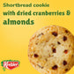 Keebler Sandies Shortbread, Cranberry Almond, 9.9Oz