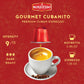 Roastesso Aluminum Espresso compact pieces, Dark Roast Intensity 9, Compatible with Nespresso, 80 Count, Gourmet Cubanito Blend