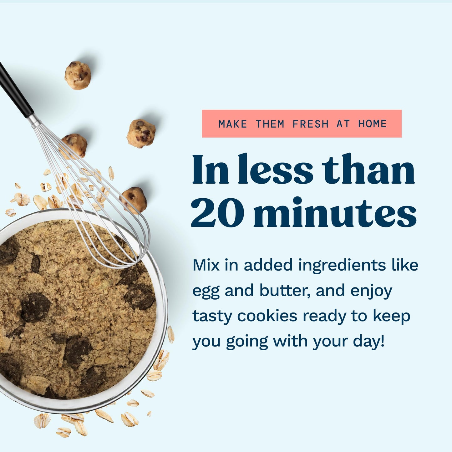 Mommy Knows Best Lactation Cookies Mix - Oatmeal Chocolate Chip, 16 oz, Model MKB-CM-OCC-16OZ