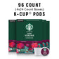 Starbucks K-Cup Coffee Pods, Dark Roast, 24 Count (Pack of 4), Caffè Verona, 100% Arabica, Model SBK011067987CT