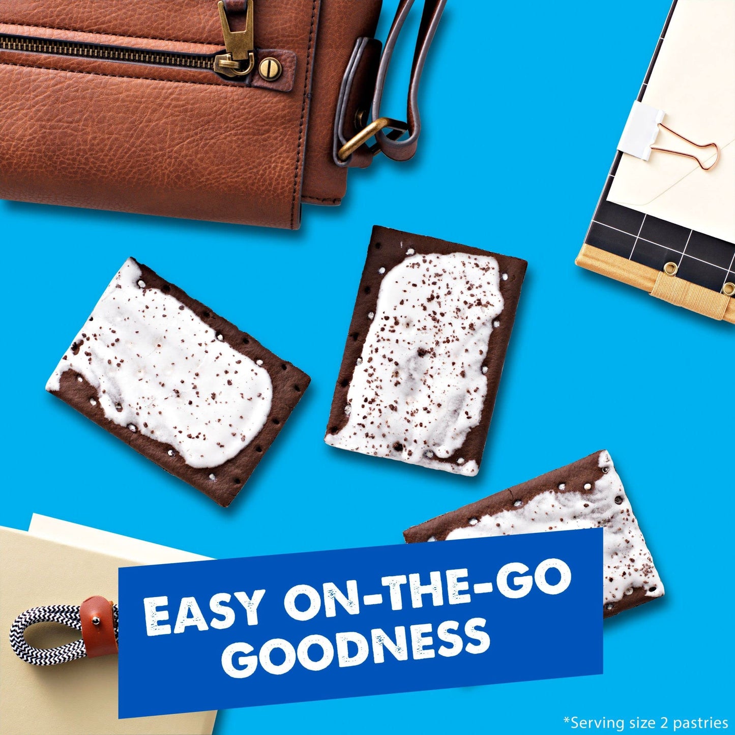 Pop-Tarts Toaster Pastries, Breakfast Foods, Cookies & Creme 13.5Oz (12 Count)
