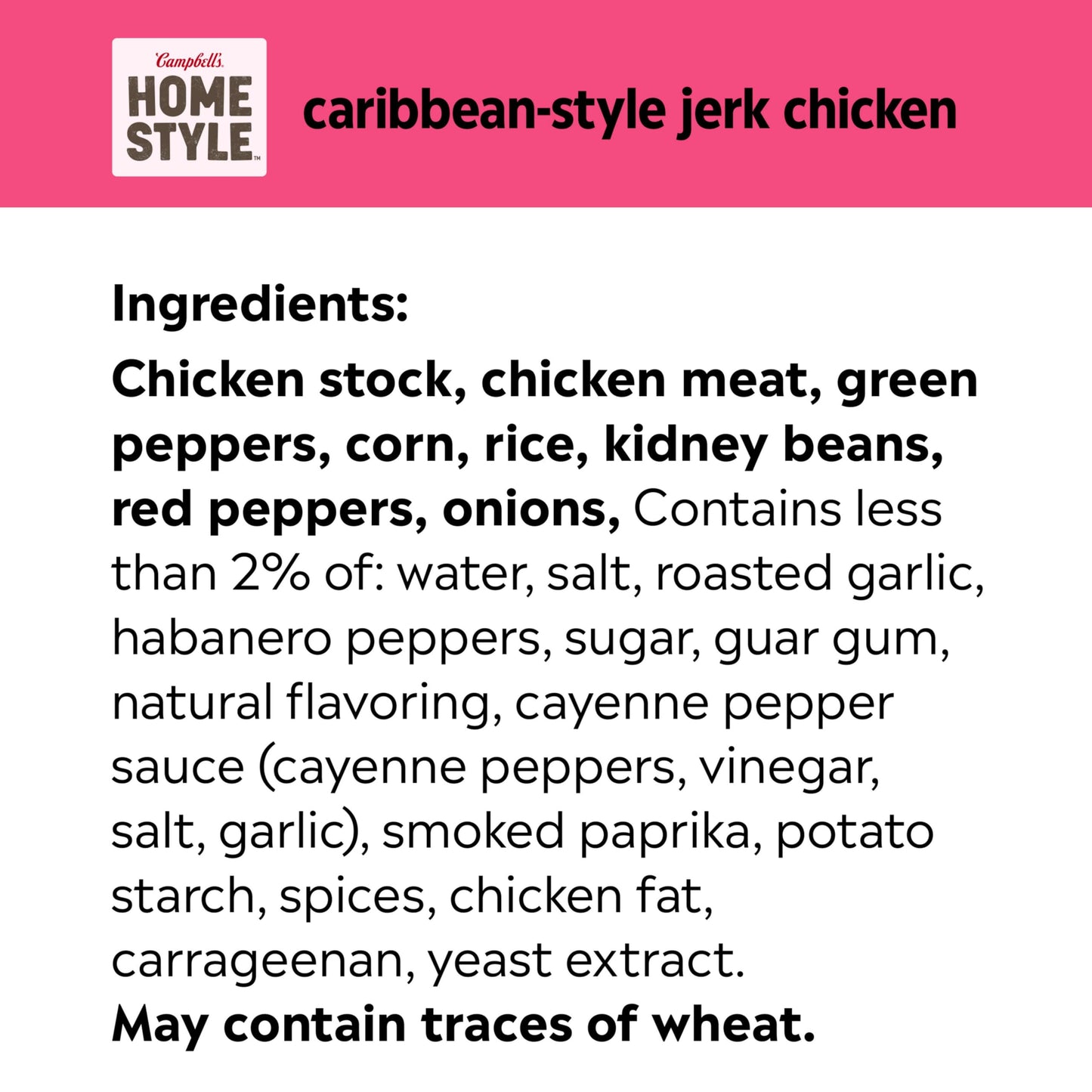 Campbells Homestyle Caribbean-Style Jerk Chicken Soup, 16.1 OZ Can (Pack of 5)