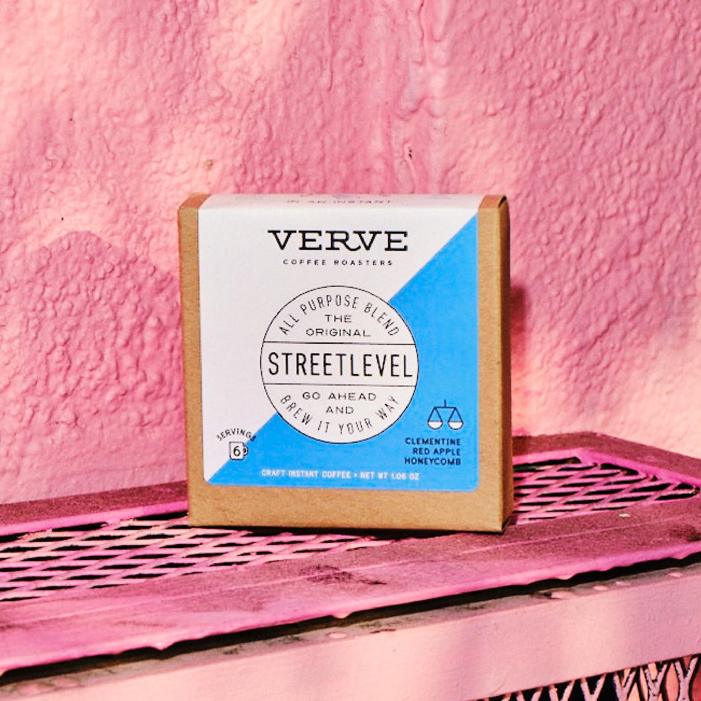Verve Medium Roast Instant Coffee - Streetlevel Blend Ground Coffee - Enjoy Hand-Roasted Coffee Hot Or Cold
