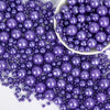 Edible Purple Pearl Sprinkles for Cake Decorating,Pearls Sugar Sprinkle,130g/4.58oz Mix Size,Baking Edible Cake Decorations Cand