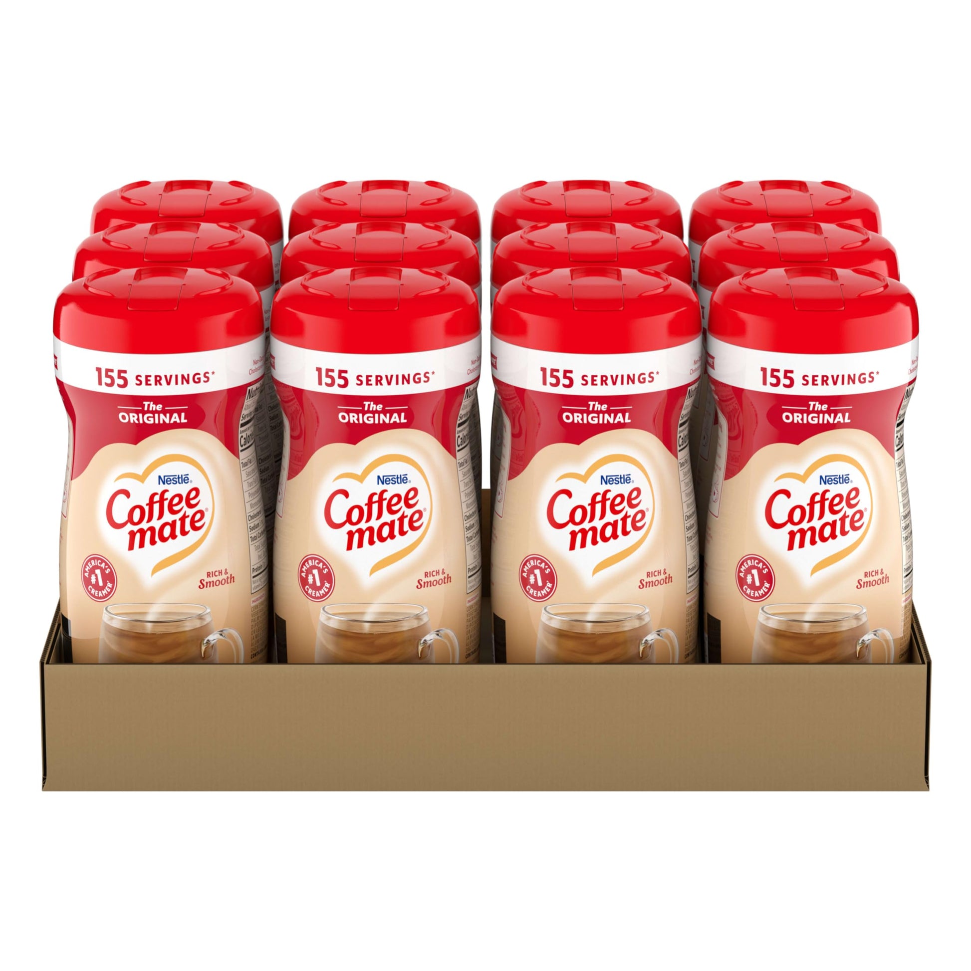 Nestle Coffee Mate Coffee Creamer, Original, Powder Creamer, 11 Oz Canister (Pack Of 12)