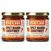 Brooklyn Delhi Spicy Mango Chutney | Made With Ripe Mangos, Fresh Ginger, And Heirloom Kashmiri Chili Peppers | Vegan, Nothing A
