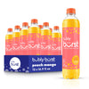 Bubly Burst, Peach Mango, 16.9 Fl Oz Bottles (Pack Of 12)