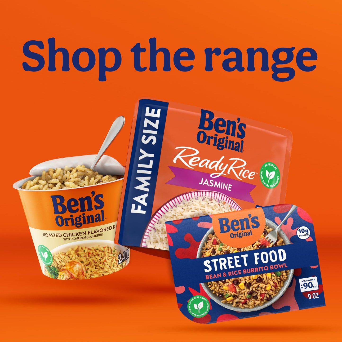 BENS ORIGINAL Street Food Honey BBQ Flavored Rice with Chicken, Prepared Entr  e, Microwavable Heat-&-Eat Bowl in 90 Seconds, 9