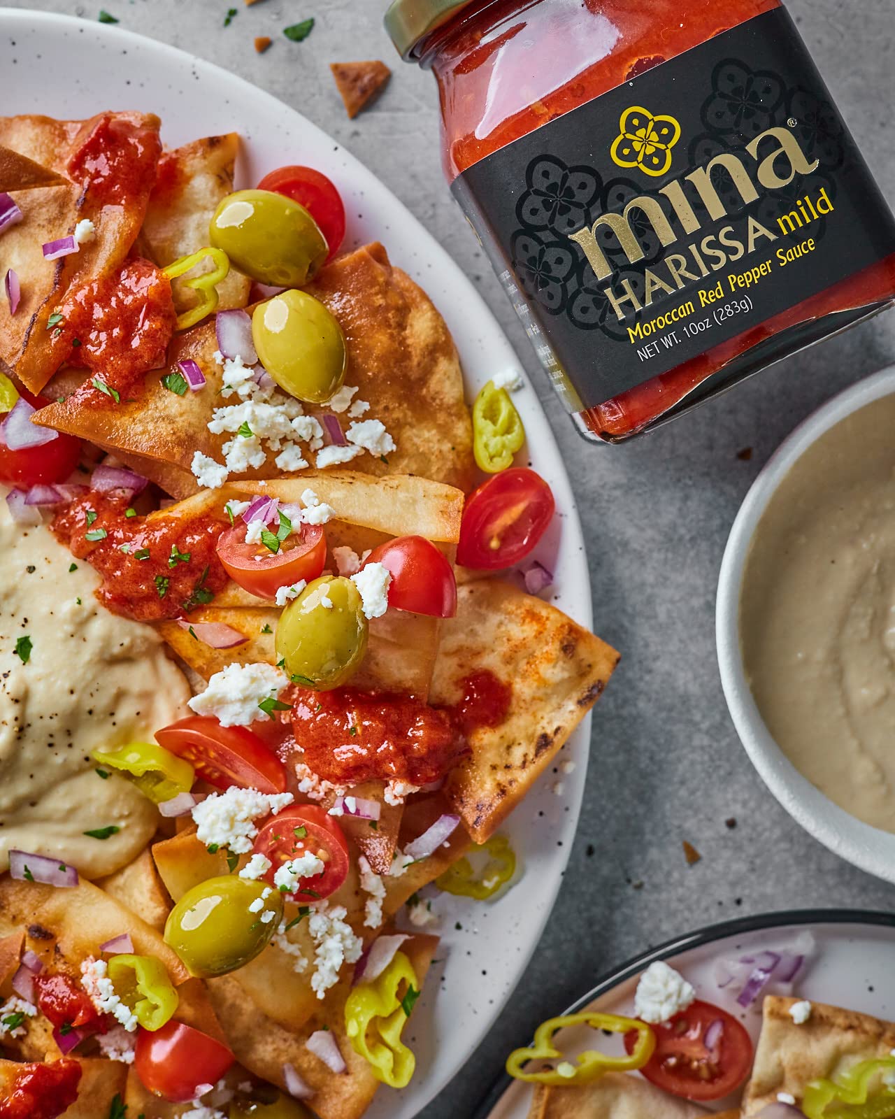 Mina Mild Harissa Sauce, Mild Sauce Crafted with Fresh Red Peppers Instantly Transforms Any Plate with the Lively Flavors of Mor