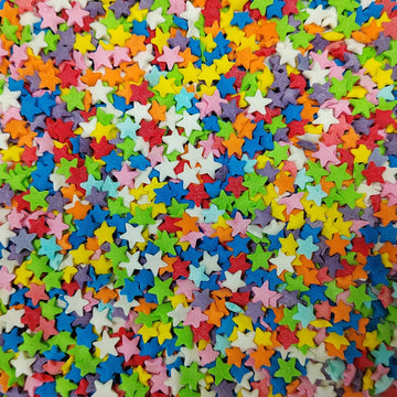 Eastron Edible Rainbow Star Sprinkles Rainbow Sprinkles For Cake Decorating Confetti Sprinkles For Baking, Cupcakes Topper, Ice