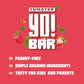 Yo! Bar By Bearded Brothers Vegan Organic Kids Bar, Strawberry (25 Bars) - Gluten Free, Paleo And Whole 30 | Soy Free, Non-Gmo, Low Glycemic, No Sugar Added, Fiber + Whole Foods