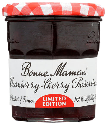 Bonne Maman Holiday Variety Pack - Cranberry-Cherry, Plum, Redcurrant Jelly - 13 oz - Pack of 3