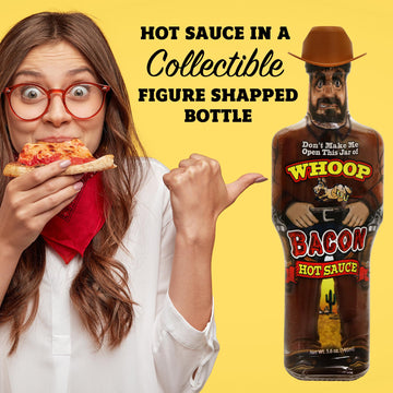WHOOP ASS Hot Sauce - Bacon Flavor, 5.6 Ounce (Pack of 1)