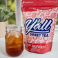 Yall Sweet Tea Raspberry Flavored Iced Tea Bags, 1 Gallon Size, 10 Bags Per Pack, Caffeinated, Quick Brew Southern Tea