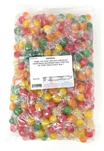 Sour Fruit Balls - 5 Pound Bulk Bag
