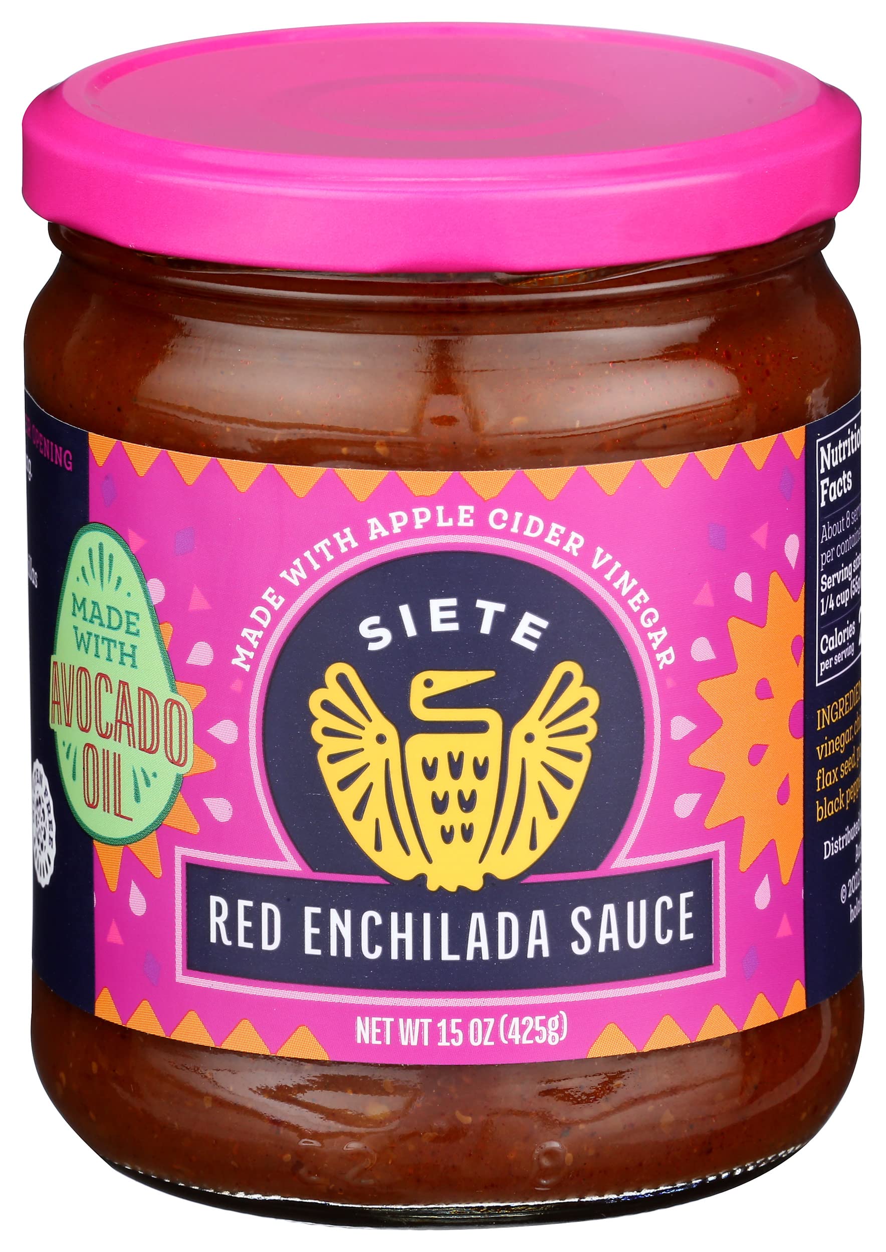 Siete Family Foods Red Enchilada Sauce 15 OZ