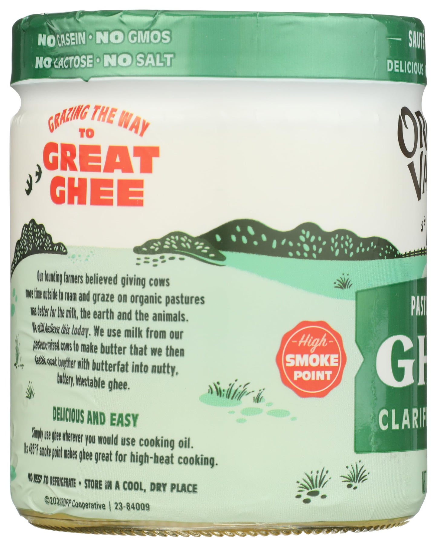 Organic Ghee, Clarified Butter, 13 Oz