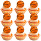 Gyufise 10Pcs Basketball Cake Toppers 3D Basketball Cake Pick Decorations For Sports Theme Babyshower Birthday Event Party Suppl