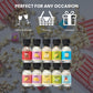 Kiri & Sons Gourmet Popcorn Seasoning Sampler Kit, 10 Flavor Variety Pack - Including Kettle Corn, Garlic Parmesan, Bacon Chedda