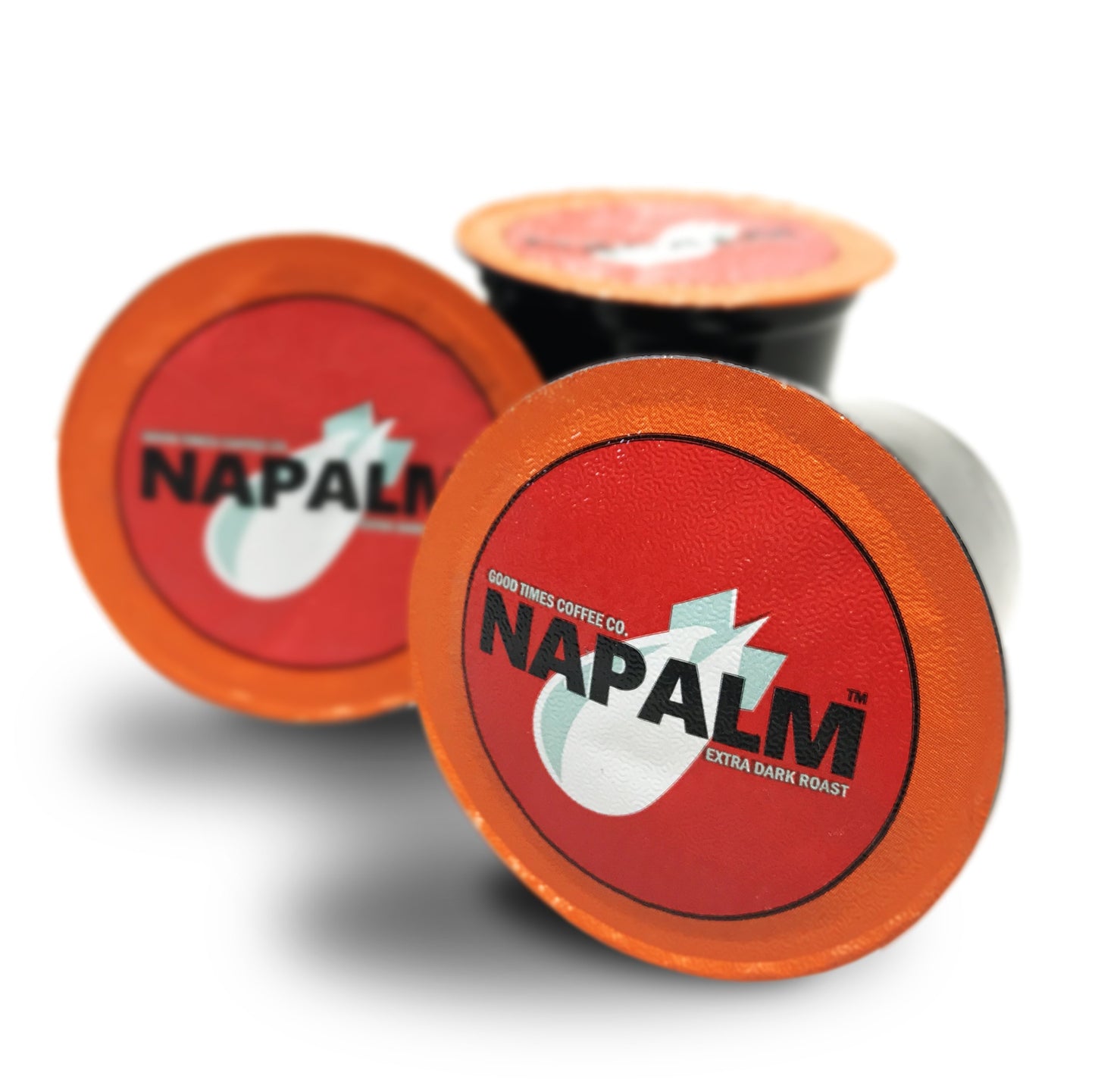 Napalm Coffee Extra Dark Roast, 100% Arabica, Single Serve Cups for Keurig, 12 Count