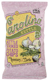 Carolina Kettle Rosemary & Garlic Potato Chips, 5 OZ