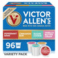 Victor Allens Coffee Winter Wonderland Variety Pack, Single Serve Coffee Pods, 96 Count, Brown, for Keurig K-Cup Brewers