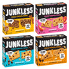 Junkless Chewy Granola Bar 4-Flavor Variety Pack - Less Sugar, Great Tasting, Wholesome Snacks - Bulk Granola Bars - 1.1 oz. Bar