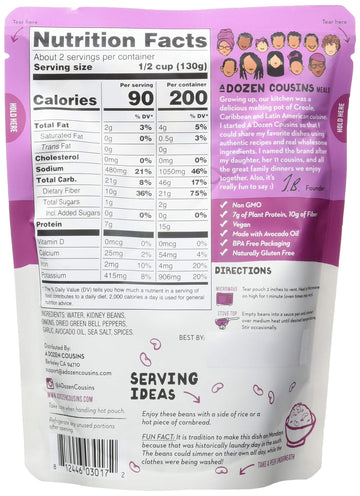 DOZ BEANS CREOLE RED ( 6 X 10 OZ   )