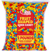 Fruit Shaped Hard Candy - 2 Pounds - Kids Candies for Buffet - Unwrapped Gumball Machine Refills - Classic Candy Bar Candy - Banana  Strawberry  Peach  Blueberry Flavors