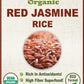 Organic Thai Red Jasmine Rice - Gluten Free - Preservative Free - Small Lot Farmed From Thailand - 2 Lb