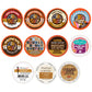 Perfect Samplers Caramel Coffee Pods Variety Pack, Medium Roast, 50 Count for Keurig K Cups