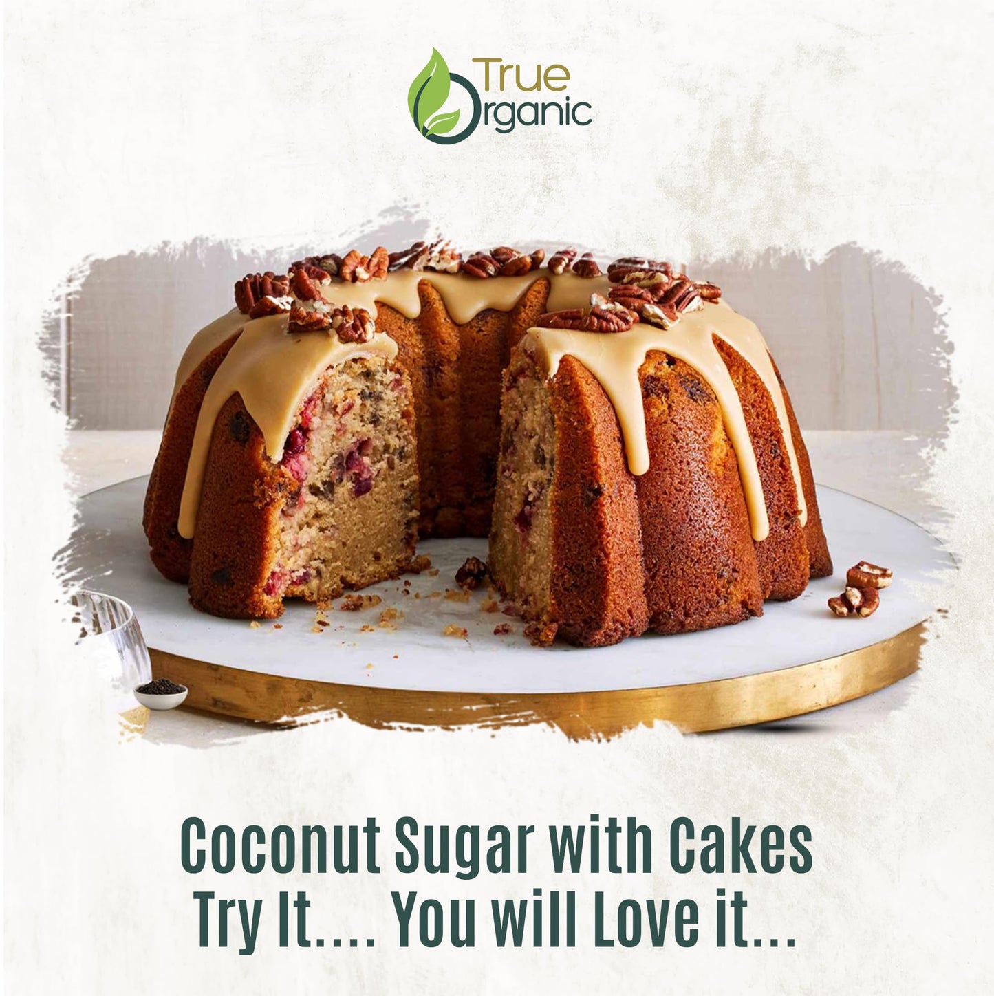 True Organic Coconut Sugar - Certified Organic, USDA & Kosher, 32 Ounce