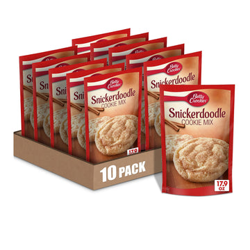 Betty Crocker Snickerdoodle Cookies, Cookie Baking Mix, 17.9 oz (Pack of 10)