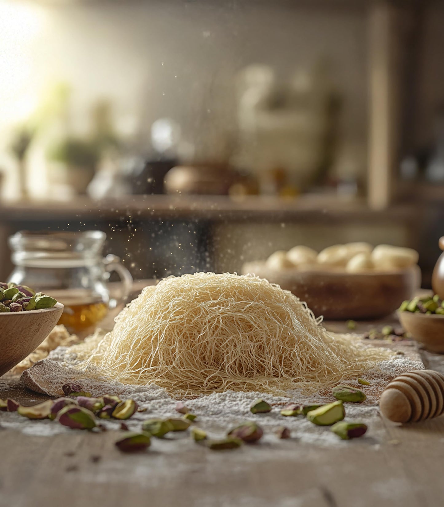 Kataifi Pastry for Dubai Chocolate Bar  7 oz (200g)  Dried Shredded Fillo Dough  Phyllo Dough Kadayif Katafi Knafeh