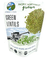 Green Lentils | 1 LB | Non-GMO | Vegan | Non-Irradiated (Will Sprout) | Kosher | Vegan | Grown Pacific Northwest