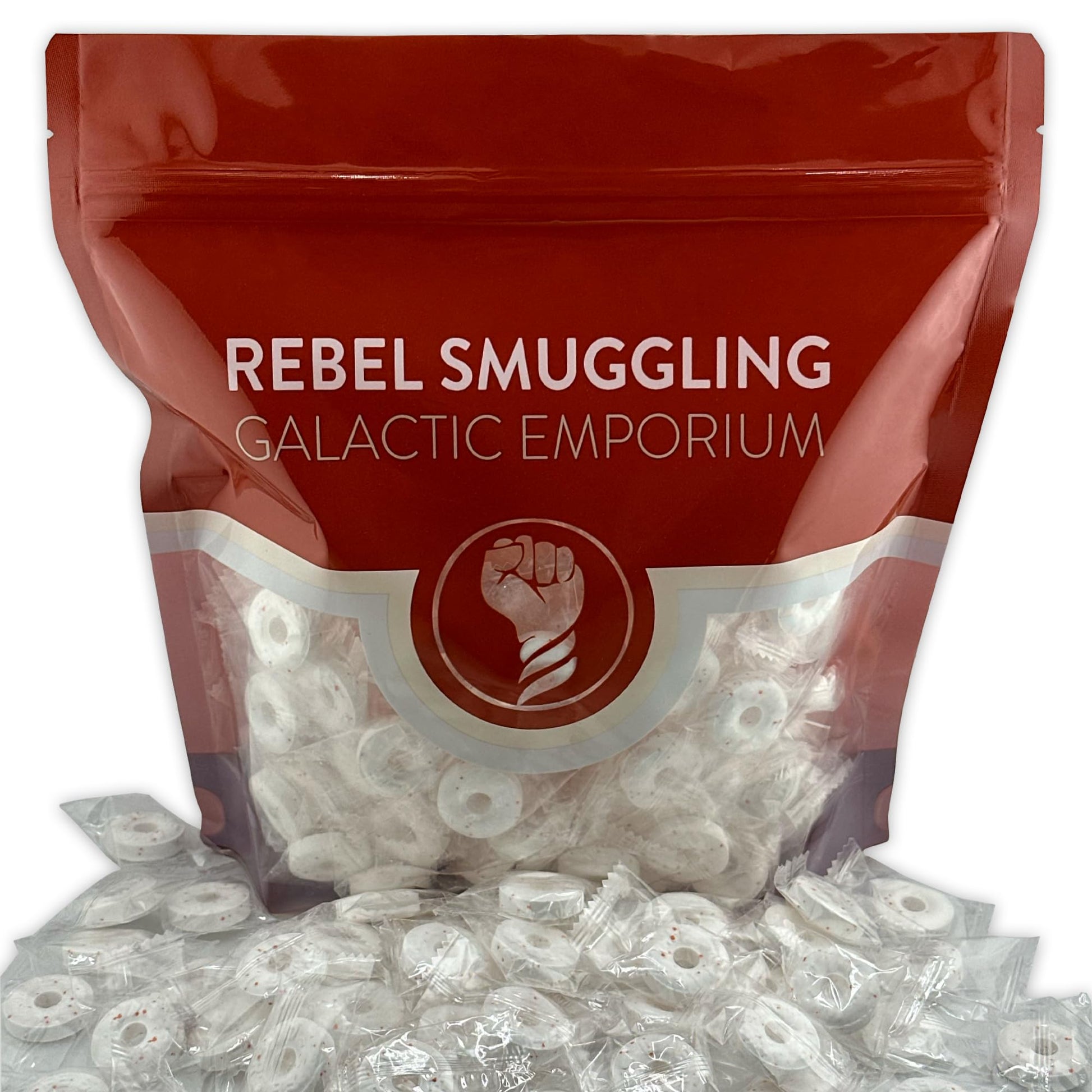 Orange Mints Individually Wrapped Candy Rings Bulk 2Lb Bag By Rebel Smuggling Galactic Emporium