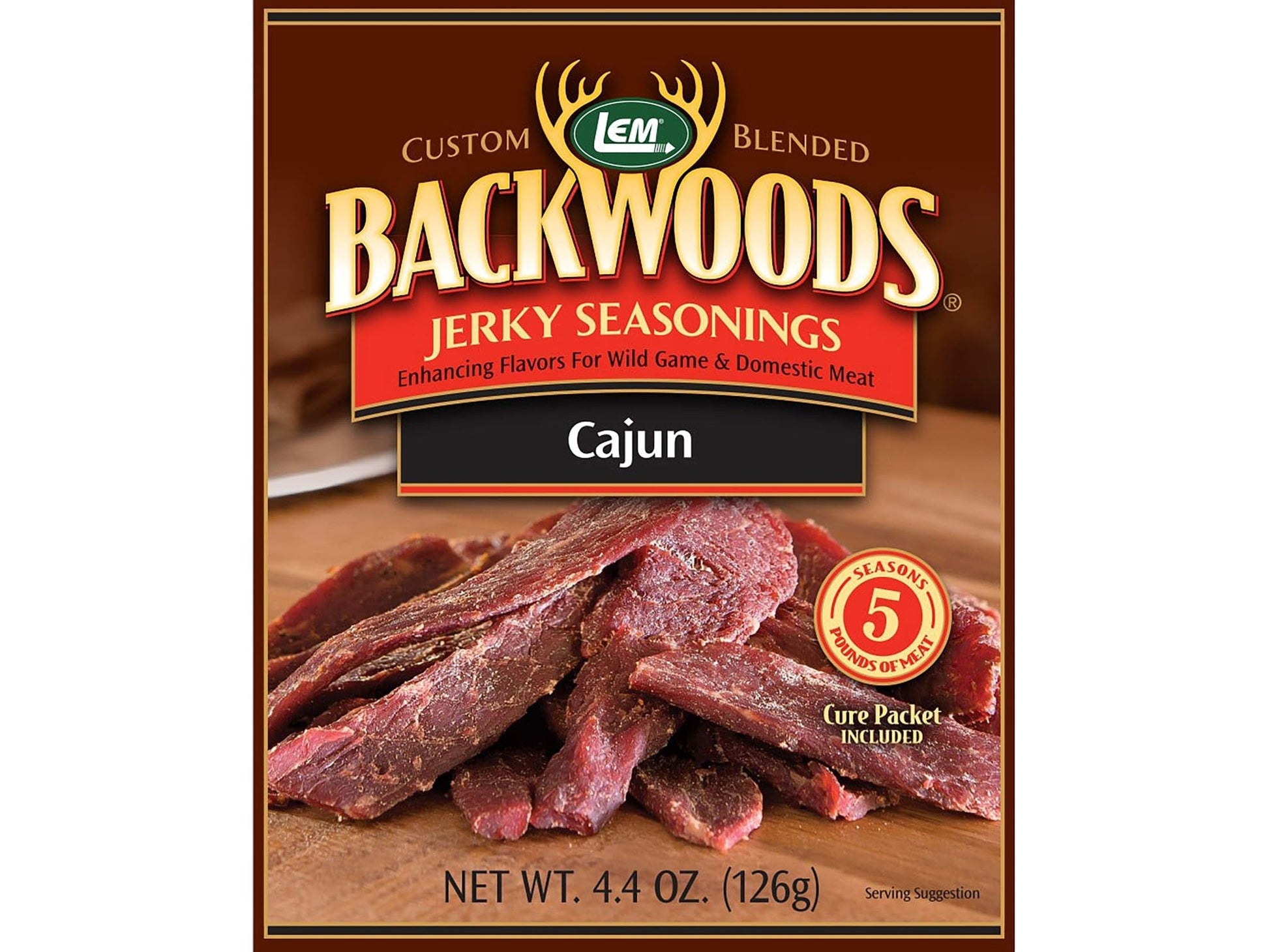 LEM Backwoods Cajun Jerky Seasoning for 5 lbs
