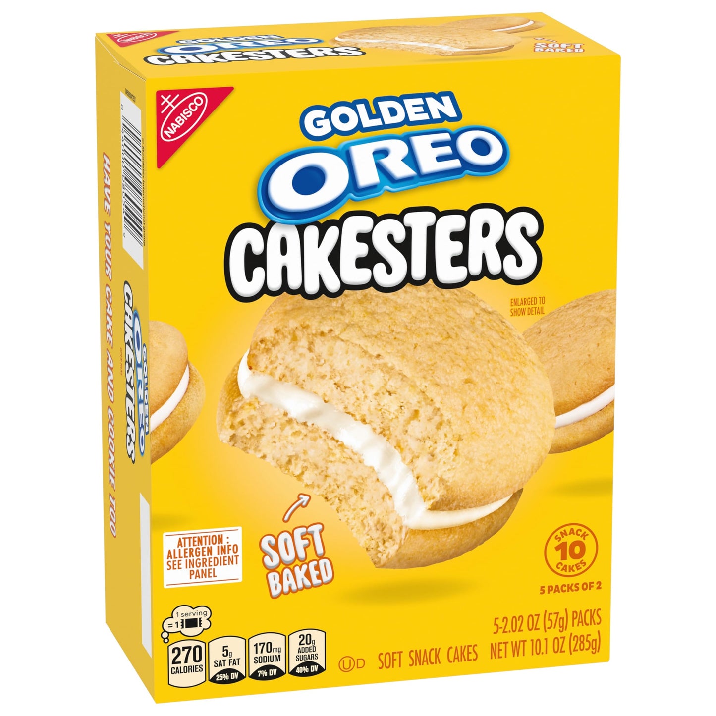 OREO Cakesters Soft Snack Cakes Variety Pack  Christmas Stocking Stuffers  3-5 Count Packs (15 Total Snack Packs  5 Per Flavor)