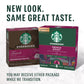 Starbucks Dark Roast Coffee Pods, French Roast, 32 Count, For Nespresso Vertuo