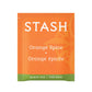 Stash Orange Spice Black Tea, 100 Count Tea Bags, Box of Foil Wrapped Bags