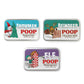 Amusemints Christmas Poop Mints 3 Pack – (3 X .56 Ounce) | Festive Novelty Candy Gifts | Funny Stocking Stuffers | Holiday Party Favors & Collectible Tins |