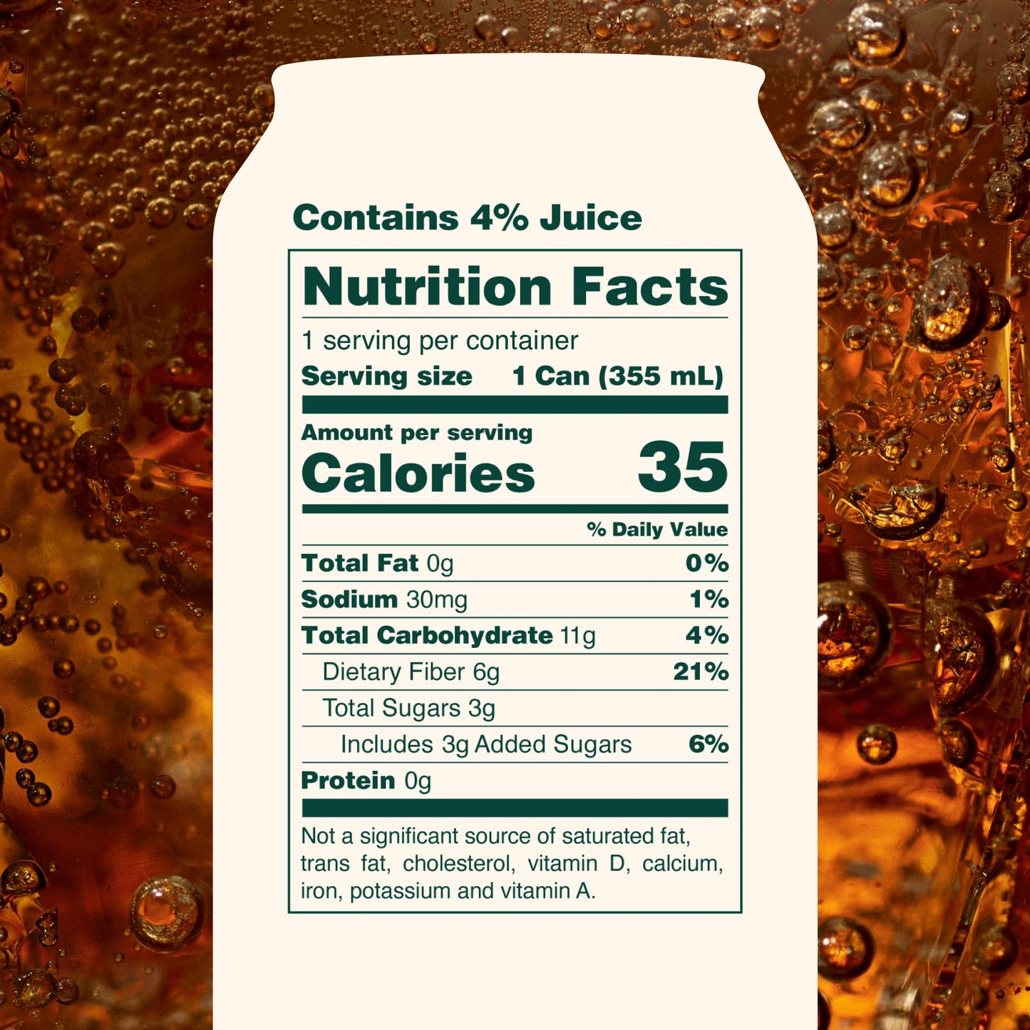 OLIPOP Prebiotic Soda, Classic Root malt-inspired, Gluten Free, Vegan, 12 Fl Oz (Pack of 12)