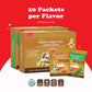 Pocas Honey Ginger Tea Variety Set - Instant Tea Powder & Honey Crystals, Non-GMO, Gluten Free, 40 Piece Assortment