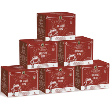 Caffè Garibaldi Breakfast Blend Coffee Pods, Single-Serve Capsules For Keurig K-Cup Malt-Inspired, Single Serve Cups With 100% Arabica Blend, 72 Count Recyclable Coffee Pods - Light Roast