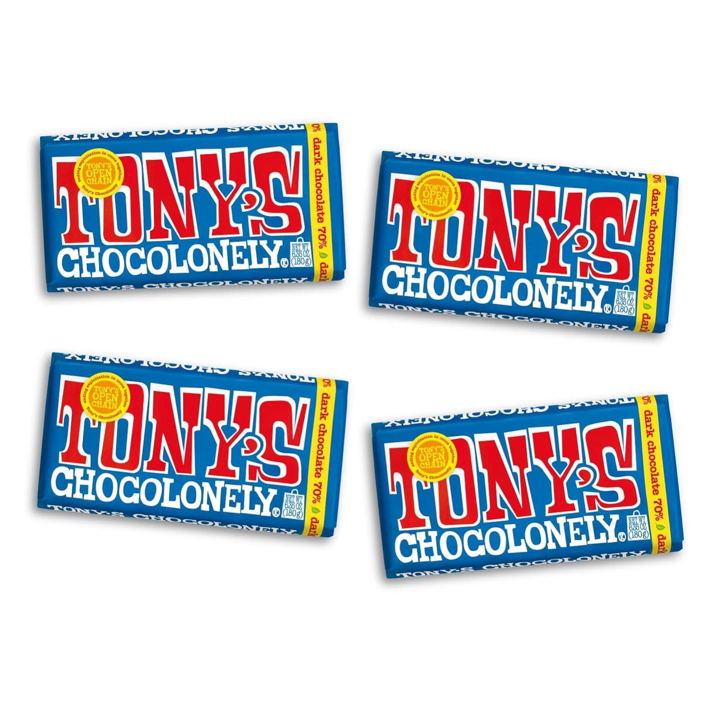 Tonys Chocolonely Belgian Dark Chocolate Halloween Candy Bar, Pure Chocolate Bar for Snacks, Party Favors, Gifts, or Gift Basket