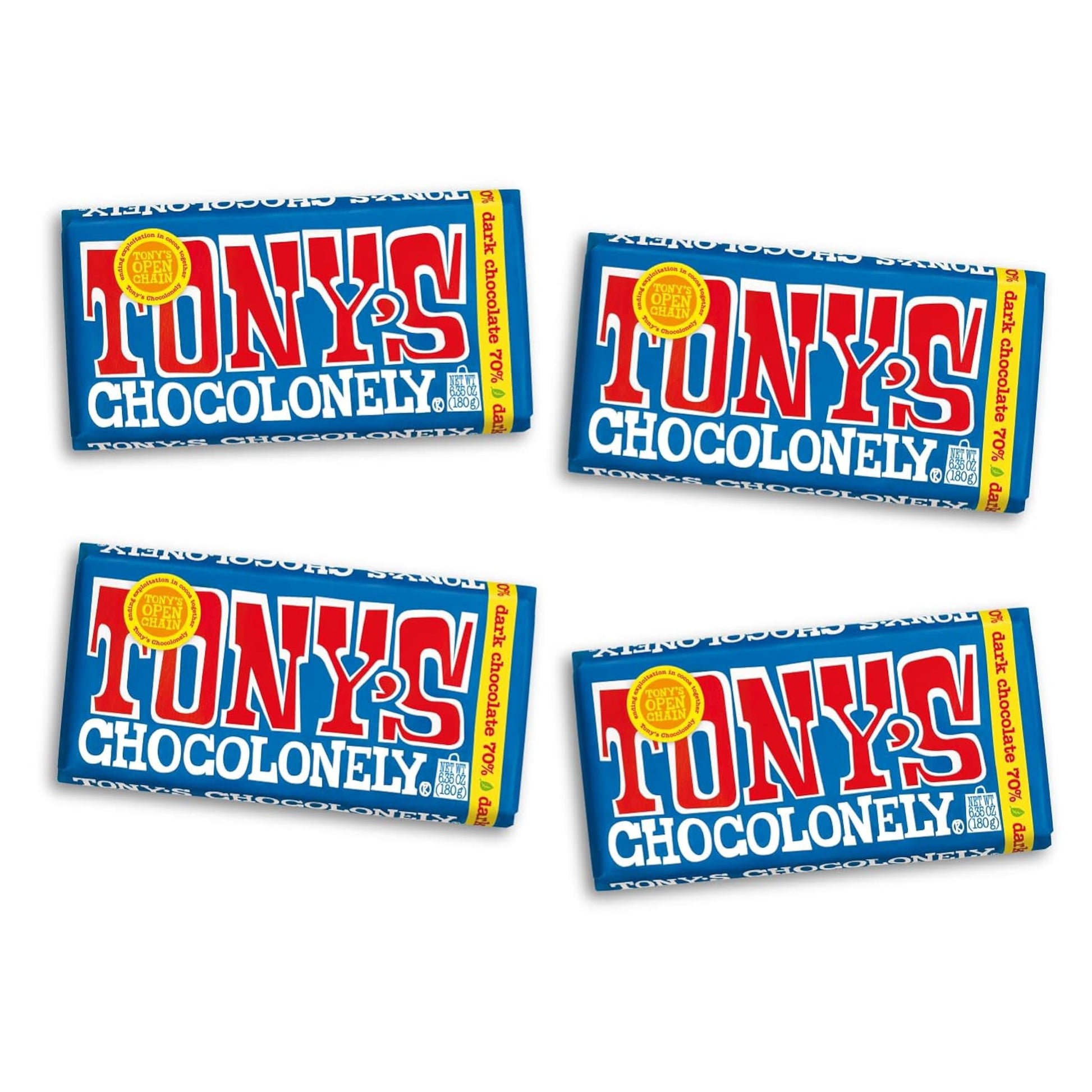 Tonys Chocolonely Belgian Dark Chocolate Halloween Candy Bar, Pure Chocolate Bar for Snacks, Party Favors, Gifts, or Gift Basket
