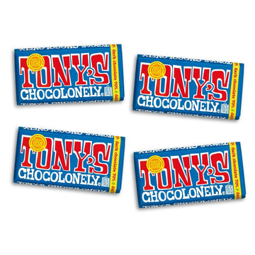 Tonys Chocolonely Belgian Dark Chocolate Halloween Candy Bar, Pure Chocolate Bar for Snacks, Party Favors, Gifts, or Gift Basket
