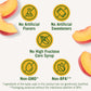 Del Monte Diced Peaches in Light Syrup - 4 oz Cups, Pack of 6, 16 oz Total