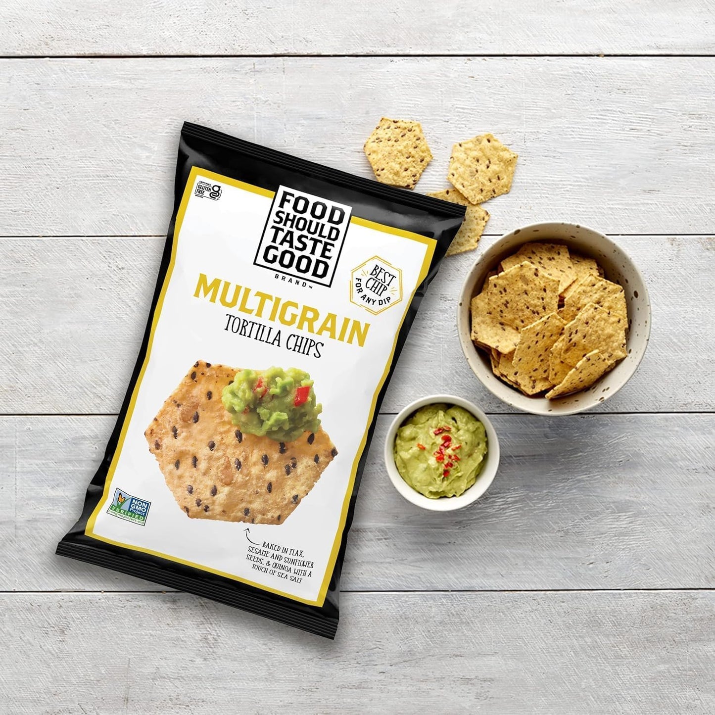 Food Should Taste Good Tortilla Chips, 1.5oz, Pack of 24 (Multigrain)